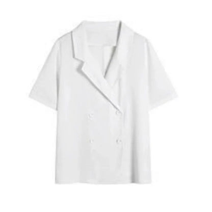 Office Lady Blazers Women Solid Lazy Style Summer Work Wear Casual Mujer Formal Vintage Outwear Clothing Elegant Ulzzang Daily