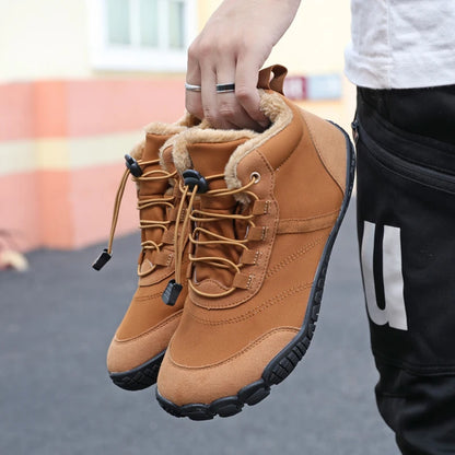 VENOCON PINGKEE Wide ToeBox Barefoot Casual Shoes Men Women Minimalist Winter Snow Thermal Feet Boots Sneakers Footwear Man