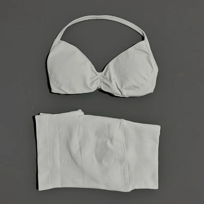 2 Piece Yoga Sets Women  Low Waist Seamless Push Up Bra Scrunch Butt Lift No Digging Comfortable Gym Running Tracksuits