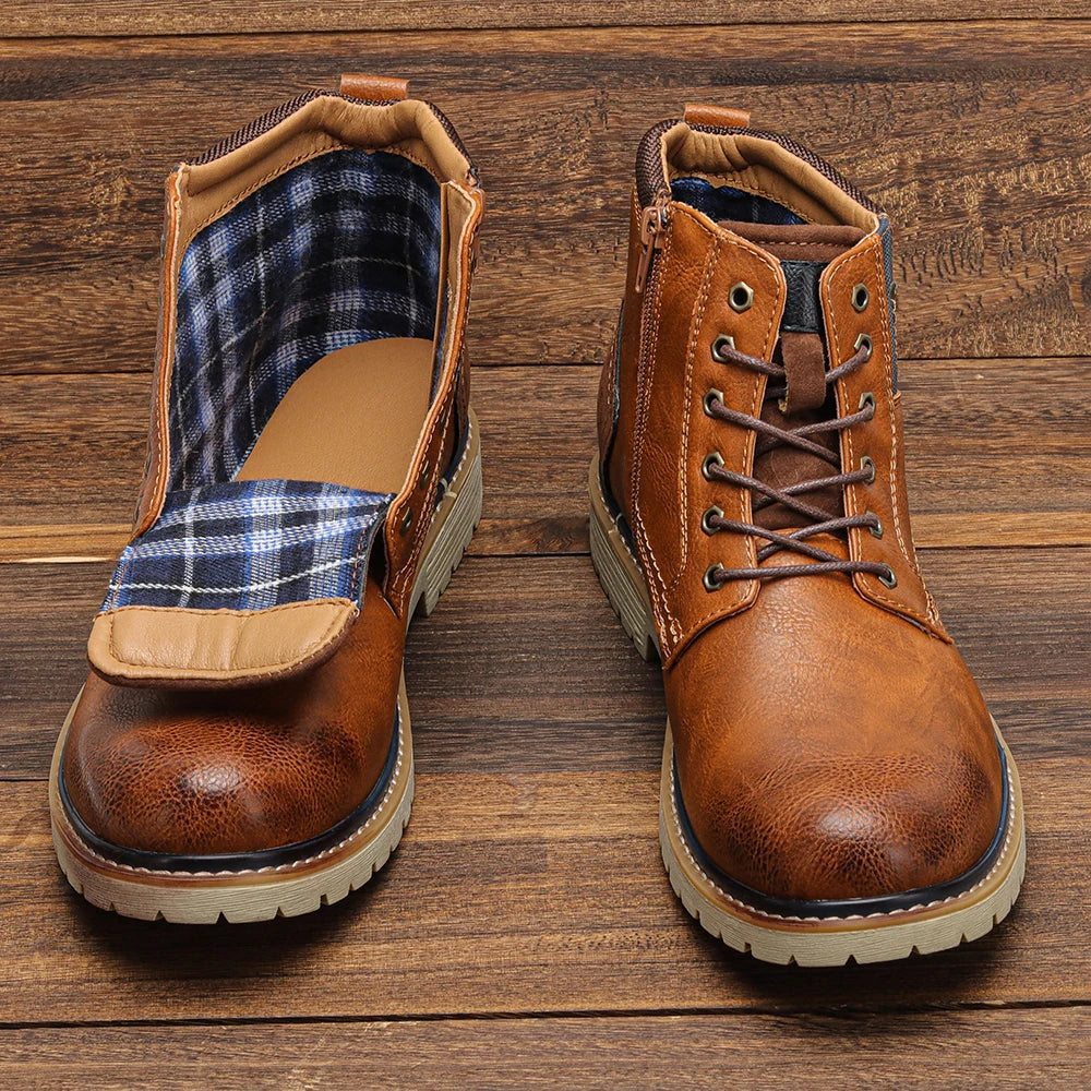 Comfortable Non-Slip Men's Boots New Spring Men Ankle Boots