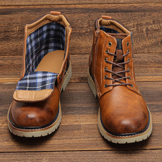 Comfortable Non-Slip Men's Boots New Spring Men Ankle Boots
