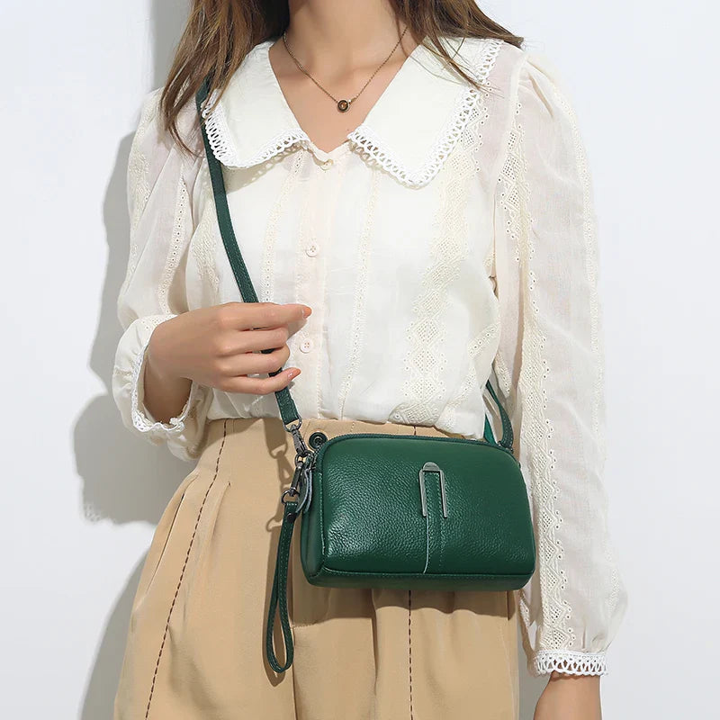 Genuine Leather Bag Luxury Women's Handbags Bag for Woman 2022 Female Clutch Phone Bags Shoulder Bag Crossbody Messenger Pack