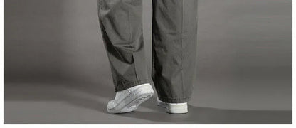 95%Cotton Men's Cargo Pants Summer Work Wear Spring New In Large Size Casual Climbing Joggers Sweatpants Hombre Autumn Trousers