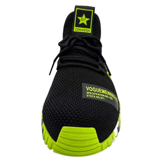 Lightweight Steel Toe Safety Shoes Men Anti-puncture Work Shoes Men Breathable Industrial Shoes Indestructible Work Safety Boots