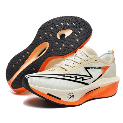 Men Running Shoes Carbon Board Marathon Speciality Sports Breathable Lightweight Women's Comfortable Athletic Sneakers