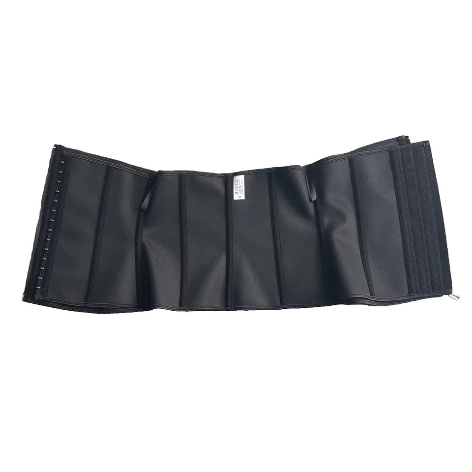Women Plus Size Fajas Waist Trainer Corset Tummy Control Zipper Vest Body Shaper Cincher Shapewear Slimming Belt Sports Girdle