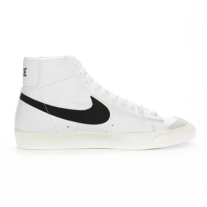 Official Authentic BLAZER MID '77 Men's and Women's Casual Comfortable Sneakers BQ6806-100