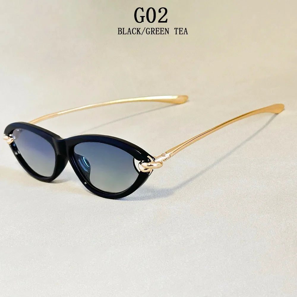 Fashion Oval Sunglasses Women 2026 Luxury Vintage New Cat Eye Sunglass Glasses Luxe Lunette Soleil Femme Lentes De Sol Mujer