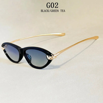Fashion Oval Sunglasses Women 2026 Luxury Vintage New Cat Eye Sunglass Glasses Luxe Lunette Soleil Femme Lentes De Sol Mujer