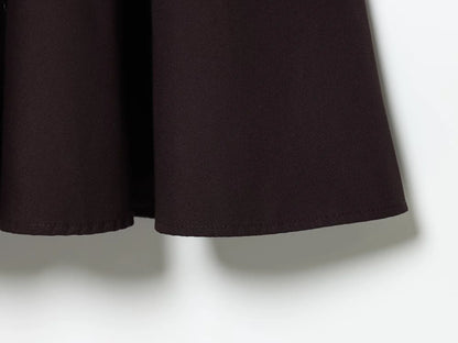 2026 Women Summer Fashion Solid Midi Dress Side Zipper Pleated Woman Ship-type Short Sleeved Stitching Holiday Party Dress