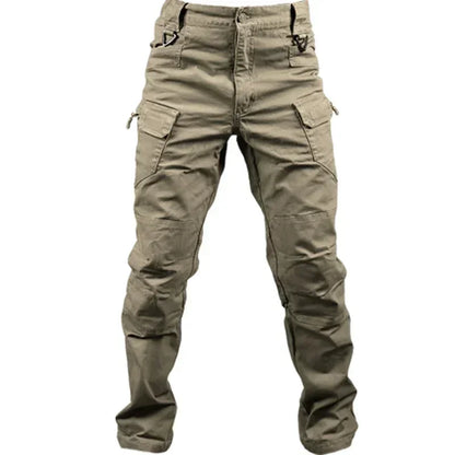 Stretch Canvas 97% Cotton 3% Spandex Tactical Pants For Men Climbing Hiking Trekking Cargo Pants Trousers