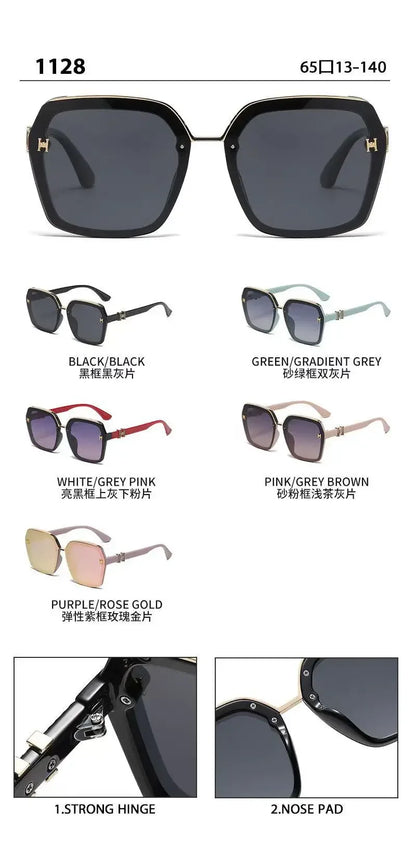 2025 New Sunglasses Women Colorful Polarized Anti-ultraviolet Sun Glasses Ladies Square Luxury Eyewears Oculos De Sol UV400