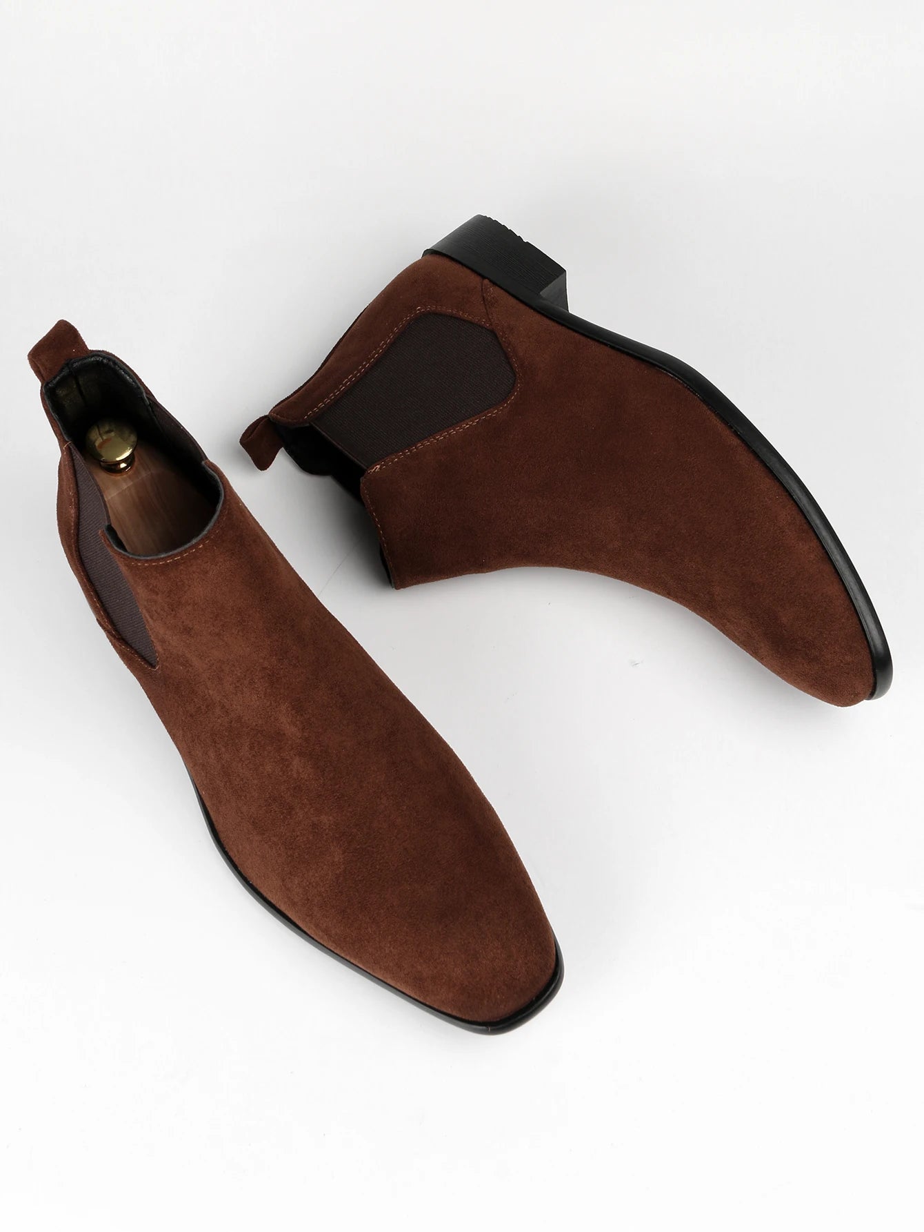 Men's Classic Double Elastic Chelsea Boots