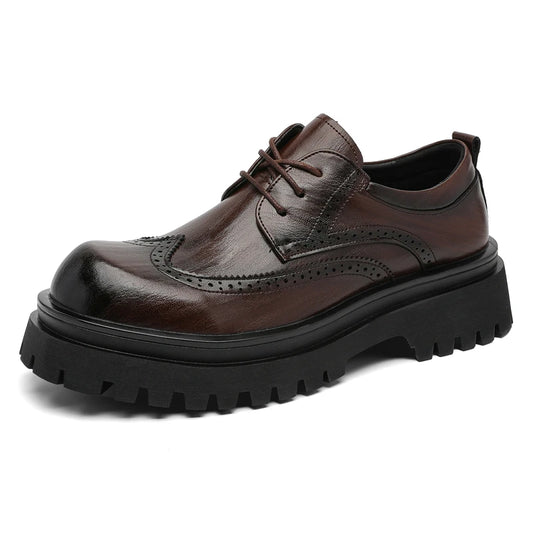 Brand Man Shoes Formal Green Glossy Leather Shoes for Men Lace Up Oxfords for Male Wedding Party Office Business Casual Shoe Men