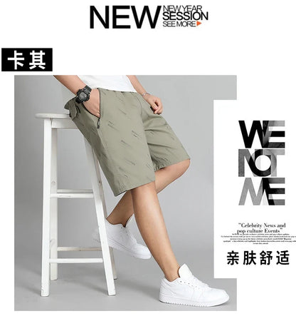 New Shorts Men's Summer Thin Section Casual Quick Dry Five-Minute Pants Loose Large Size Sports Pants