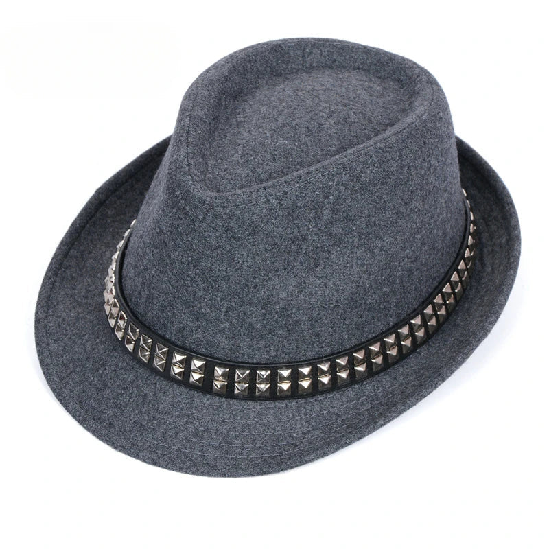 Winter Solid Fedoras For Men Top Jazz Hat Adult Bowler Hats Classic Version Chapeau Hats