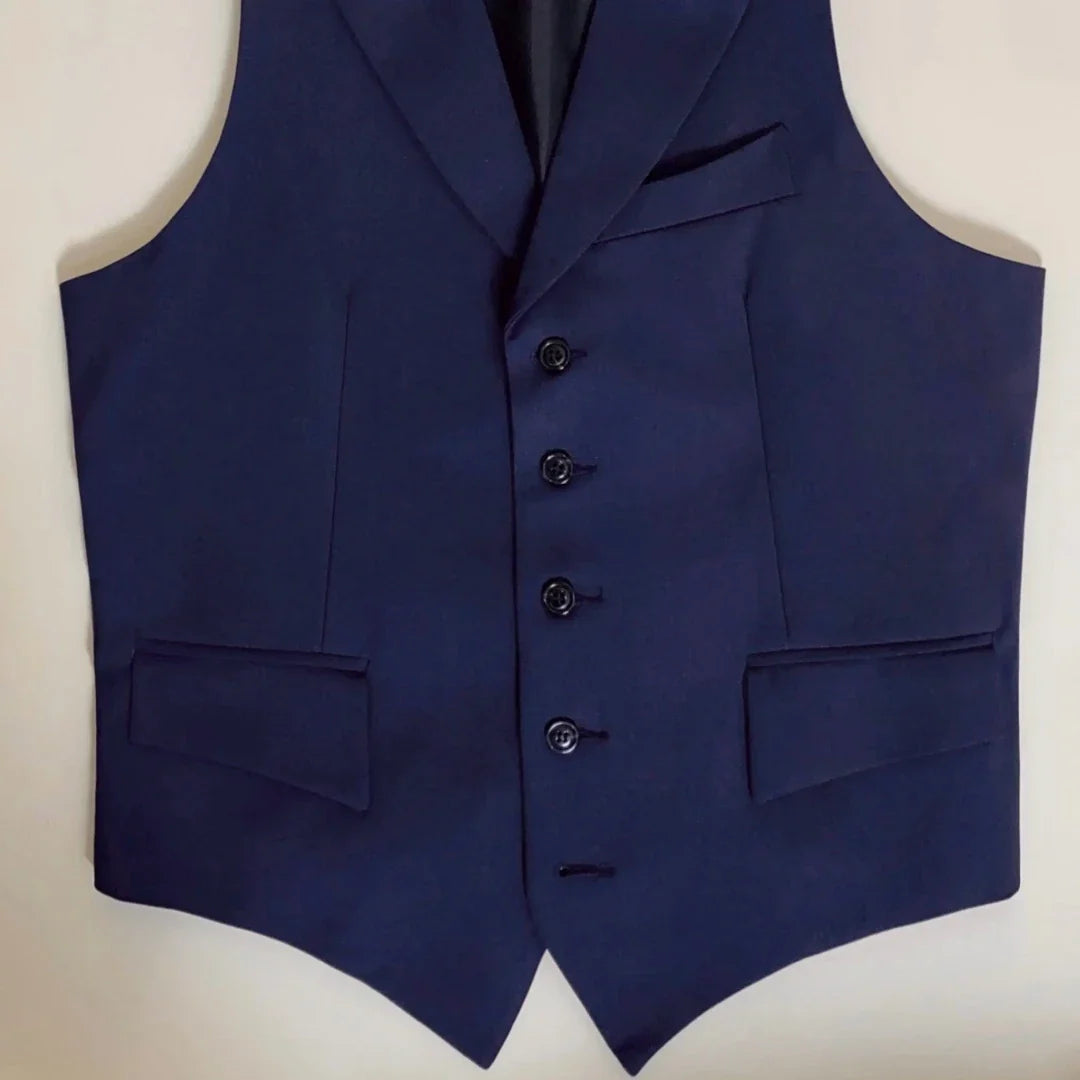 Men Vest White With Lapel Single Breasted Solid Waistcoat For Wedding Banquet Business Work Office Casual Daily Men Suit Vest