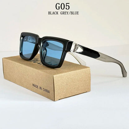 Millionaire Square Sunglass Men Vintage Luxury Sunglasses 2025 Trendy Fashion Glasses Gafas De Sol Hombre Lunette Soleil Femme
