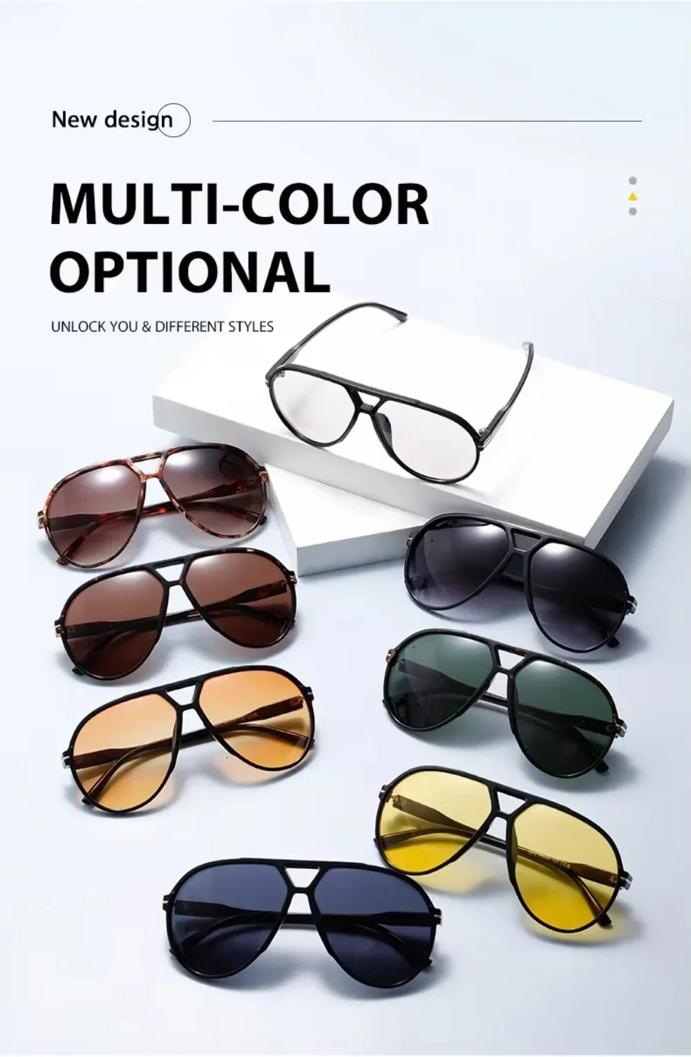 Fashion Designer Inspired Sunglasses Men Women Vintage Oversized Pilot Sun Glasses Retro Gafas Lentes De Sol Hombre Mujer