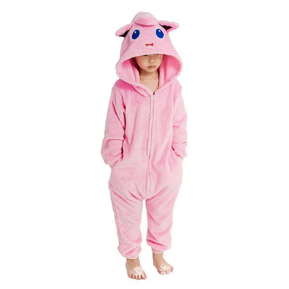 Cartoon Kigurumi For Kids Animal Onesies Children Pyjamas Halloween Cosplay Costumes
