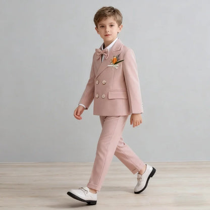 Fast Delivery Kids Stage Performance Blazer Suit, Baby Birthday Formal Ceremony & Little Boys Photography Suit