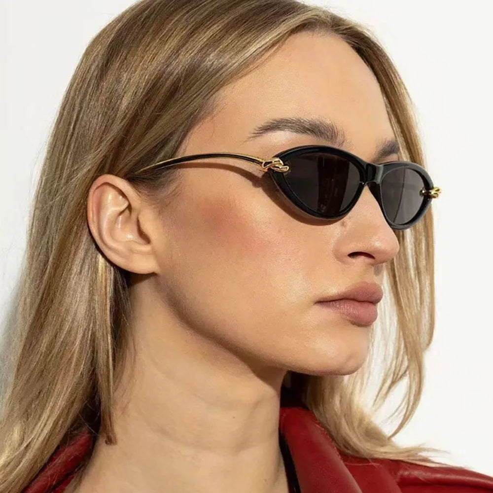 Fashion Oval Sunglasses Women 2026 Luxury Vintage New Cat Eye Sunglass Glasses Luxe Lunette Soleil Femme Lentes De Sol Mujer