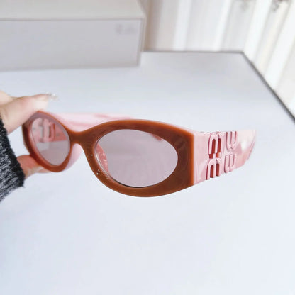 New Cat Eye Retro Fashion Sunglasses for Women Ins UV400 Vintage  UV400 Sun Glasses Gafas De Sol Vintage Sunglass Para Mujer