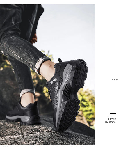 Men Boots Outdoor Sneakers Men Shoes 2024 New Fashion Male Casual Footwear Comfortable Tenis Masculino Botas Men Sneakers Shoes