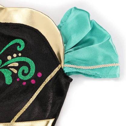 2-10Y New Anna Costumes for Girls 2026 Anna Princess Costume Mesh Dress Children Cosplay Birthday Carnival Party Costume Dress