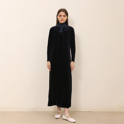 AP 2025 Autumn and Winter Women Velvet Cardigan and Strap Dress Elegant Lady Clothes Ribbed Modal Shirt Customized Three Colors
