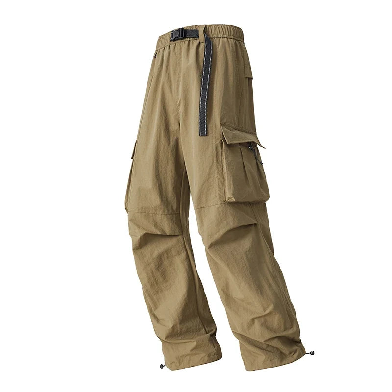 Outdoor Hiking Pants Male Waterproof Wear-Resistant Trekking Paratrooper Trousers Autumn Breathable Mountaineering Cargo Pants