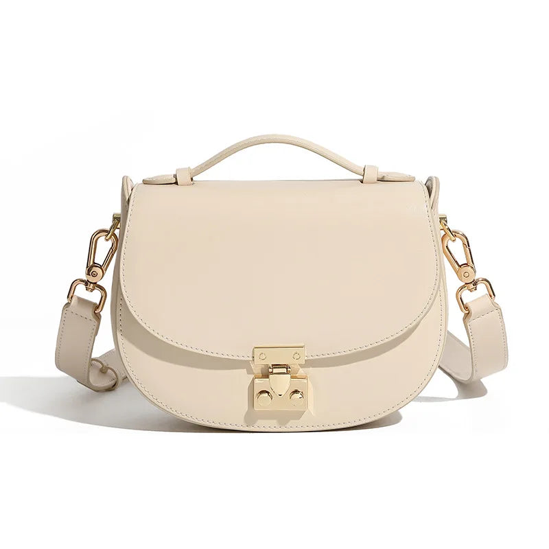 Genuine leather woman bag cowhide Shoulder bag Minimalism luxury bags womans high quality 2025 ladies crossbody bag