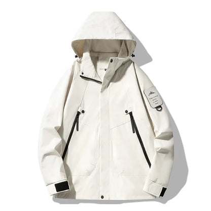 Women's Men's Waterproof Jacket Climbing Hiking Camping Trekking Windbreaker Unisex Outdoor Windproof Rain Coat Antifouling