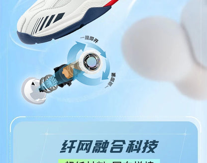 Table Tennis Shoes for Men and Women, Fashionable Badminton Shoes for Women, with Rotating Buckle, Breathable and Non-Slip, Badminton Shoes, Casual Sports Shoes, Breathable Mesh Running Shoes, 2026 Trendy New Models, Sizes 36
