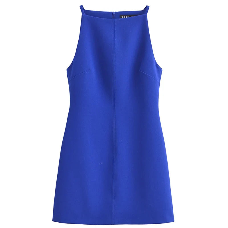 Fashion Summer Dresses 2024 Womens Dresses Bodycon Sleeveless Mini Dress White Red Blue Black Yellow Dress Vacation Dresses