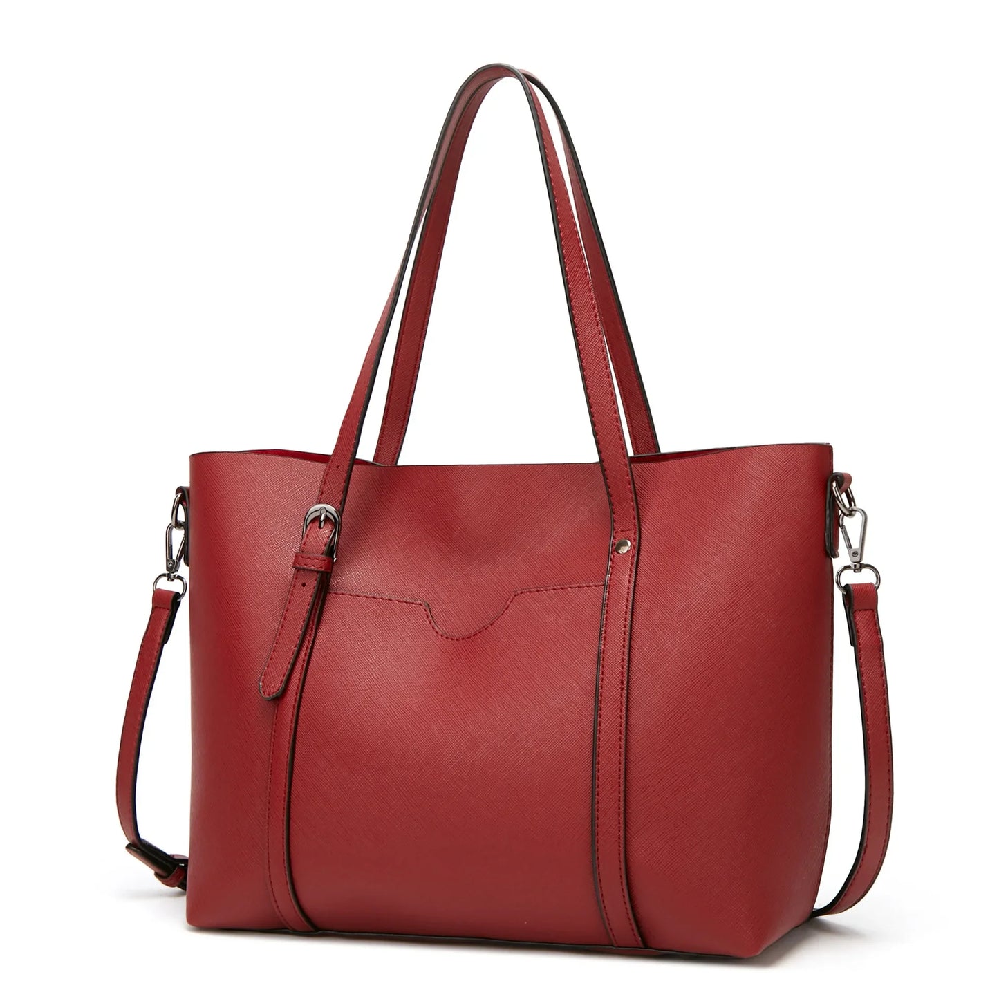 Women's Genuine Leather Tote Bag, Waterproof Multi Purpose Casual Shopping Outings Work Handbag Women Shoulder Crossbody Bags