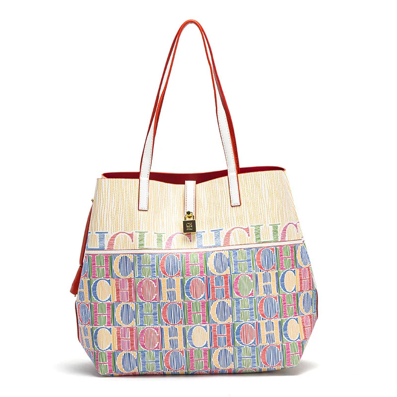 Women's Work 2024 Seasons New Leisure Personalized Tote Bag Fashion Underarm Bag Retro Large Capacity Shoulder Bag