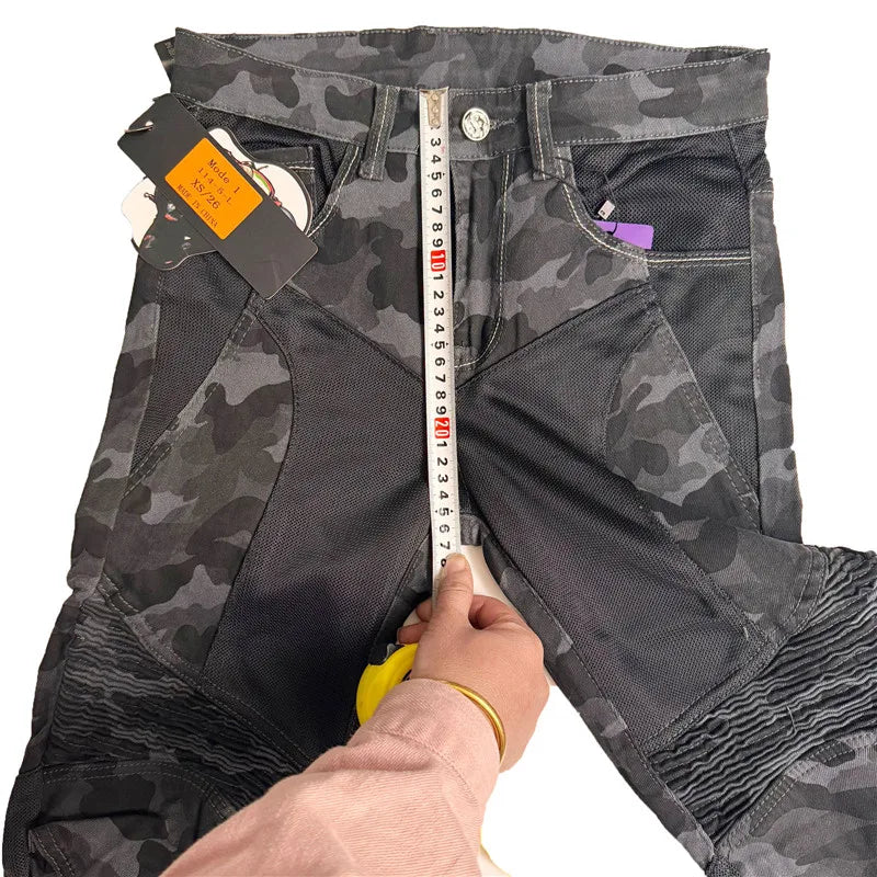 New PK719 Upgrade Model Motorcycle Summer Riding Jeans With Breathable Net Knight CE Certification Equipment Anti-fall Pants