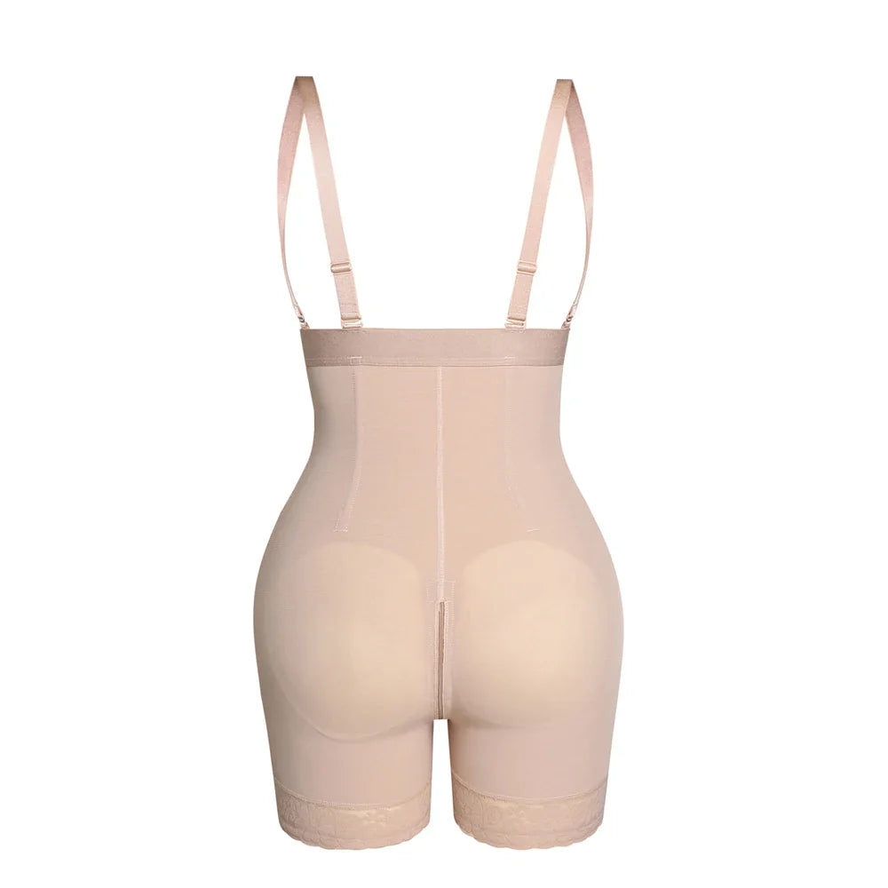 Fajas Colombianas High Compression Body Shaper with Bones Slimming Waist Trainer Shapewear Post Surgery Butt Lifter Shaper