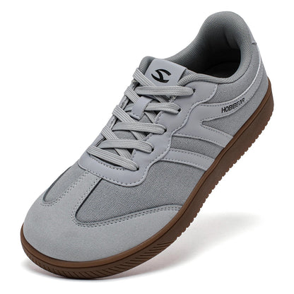 Wide Toe Sneakers Unisex Walking Shoes Lace Up fabric Non Slip Casual Sneaker