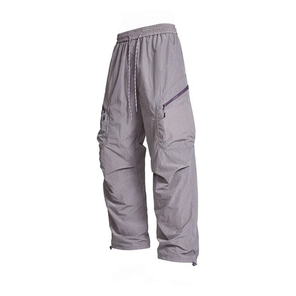 Male Hiking Pants Outdoor Waterproof Mountaineering Sports Trousers Autumn Elastic Waist Breathable Camping Fishing Cargo Pants