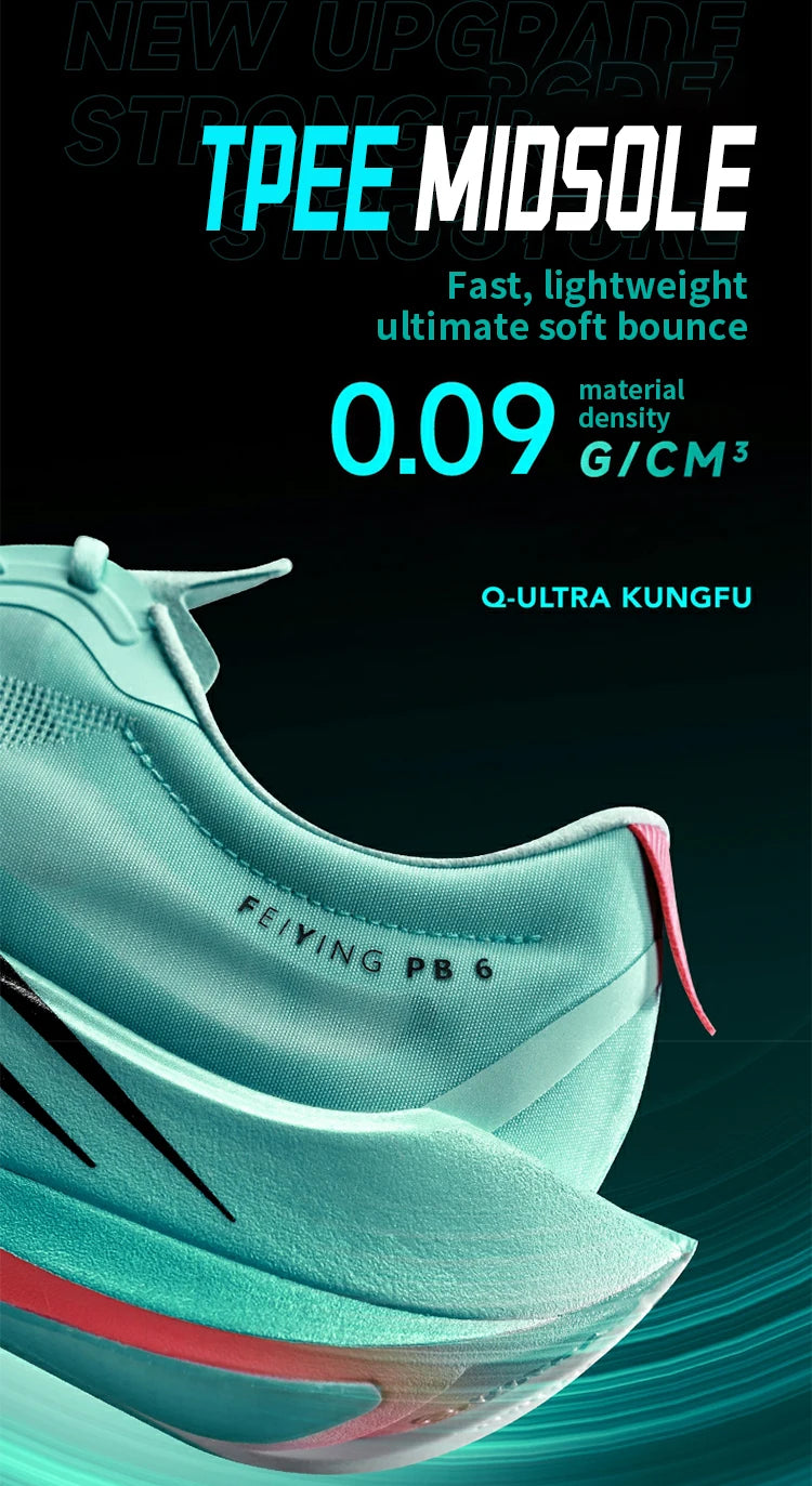 Feiying PB6.0 Men Running Shoes Professional Marathon Full Palm Suspended Carbon Board Racing Race Sneakers QDB023261299