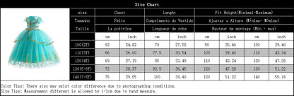 Jasmine Princess Dress for Girls Cosplay Aladdin Magic Lamp Costume Kids Halloween Birthday Carnival Party Vestidos