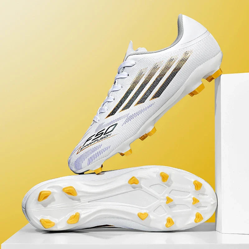New Men Football Boots Professional Comfortable Sports Shoes Soccer Shoes Boys Sneakers Match Ankle Non-Slip TF/FG Unisex