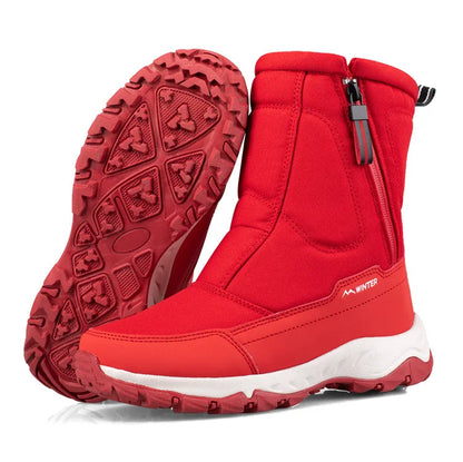 Men Boots 2026 Winter Shoes For Men Warm Snow Boots Mid-calf Men Warm Shoes Thick Plush Winter Boots For Men Women Cotton Shoes