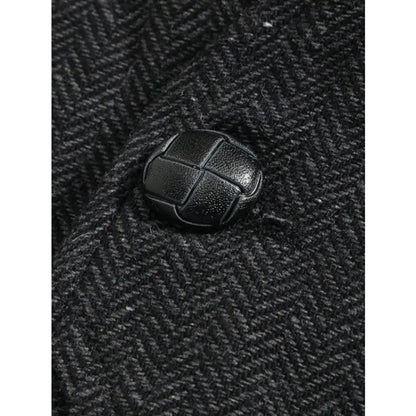 Suit Vest Man Vintage Single-breasted Pocket Male Waistcoat Slim V-neck Sleeveless Business Casual Versatile Men Vest