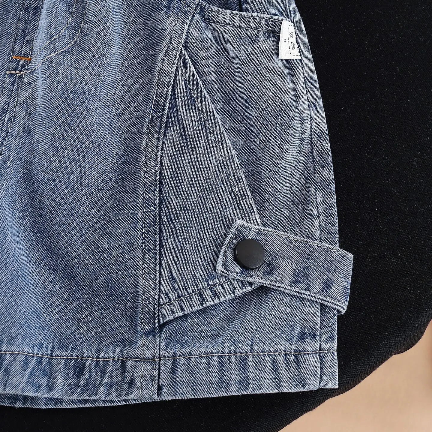 New Summer Fashion Baby Boys Clothes Suit ChildrenPocket Patch T-shirt+ Denim Shorts 2Pcs/Set Toddler Clothing Kids Tracksuits