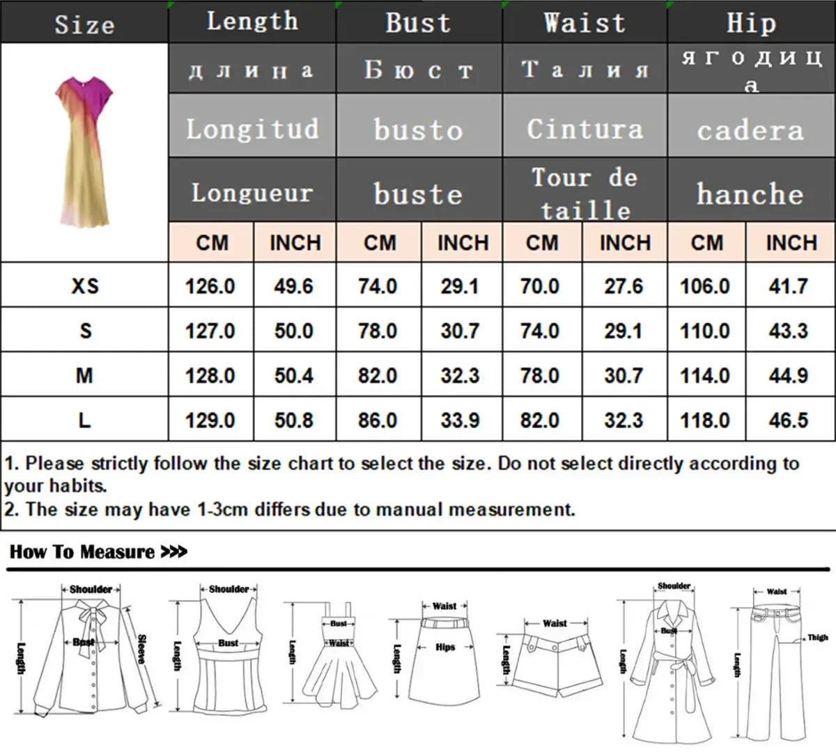 Women's Fashion Print Short Sleeve Dress Vintage Tie Dye O-Neck Midi Dresses Spring