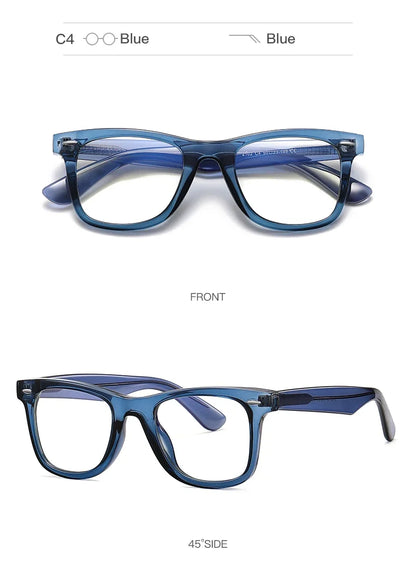 Personalized Fashion New Design Geometric Polygonal Reading Anti Blue Light Glasses Customizable Prescription PFD2102