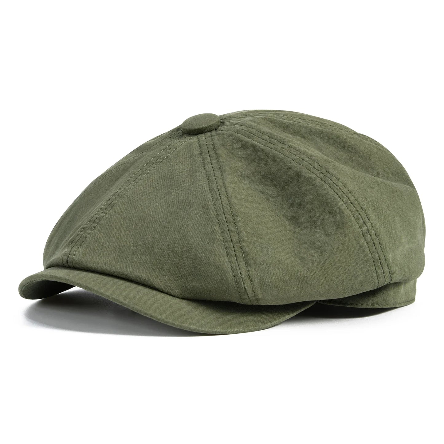 Men's Newsboy Gatsby Hat 100% Cotton Vintage Flat Ivy Driving Cabbie Cap
